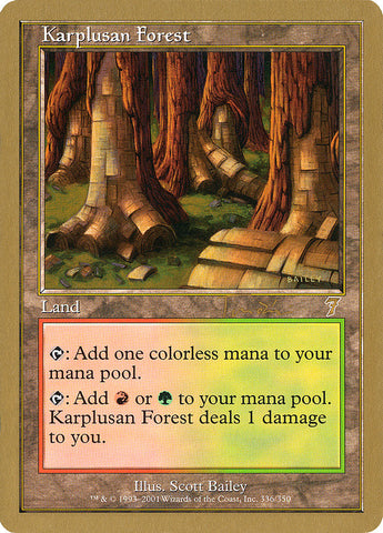 Karplusan Forest (Jan Tomcani) [World Championship Decks 2001] - The Mythic Store | 24h Order Processing