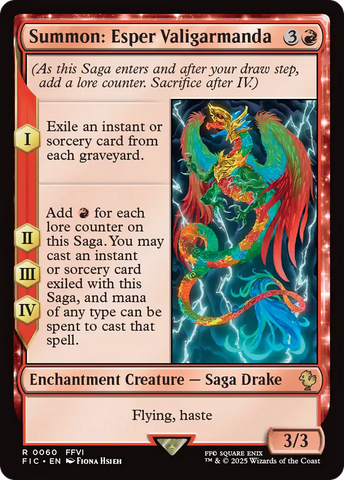 Summon: Esper Valigarmanda [FINAL FANTASY Commander] - The Mythic Store | 24h Order Processing