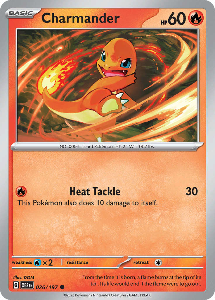Charmander (026/197) [Scarlet & Violet: Obsidian Flames] - The Mythic Store | 24h Order Processing