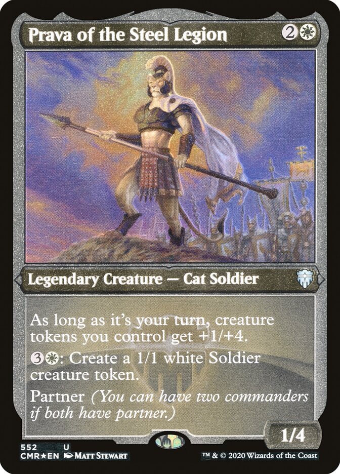Prava of the Steel Legion (Etched) [Commander Legends] - The Mythic Store | 24h Order Processing