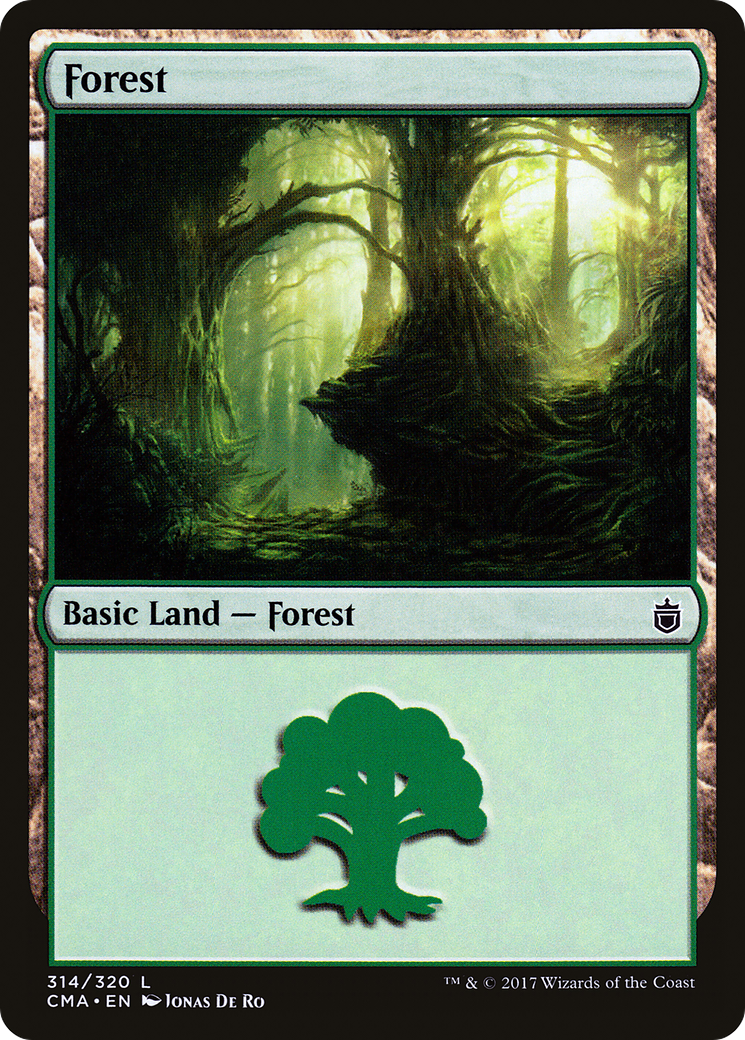 Forest (314) [Commander Anthology] - The Mythic Store | 24h Order Processing