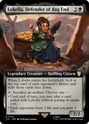 Lobelia, Defender of Bag End (Extended Art) [The Lord of the Rings: Tales of Middle-Earth Commander] - The Mythic Store | 24h Order Processing