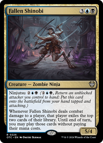Fallen Shinobi [Outlaws of Thunder Junction Commander] - The Mythic Store | 24h Order Processing