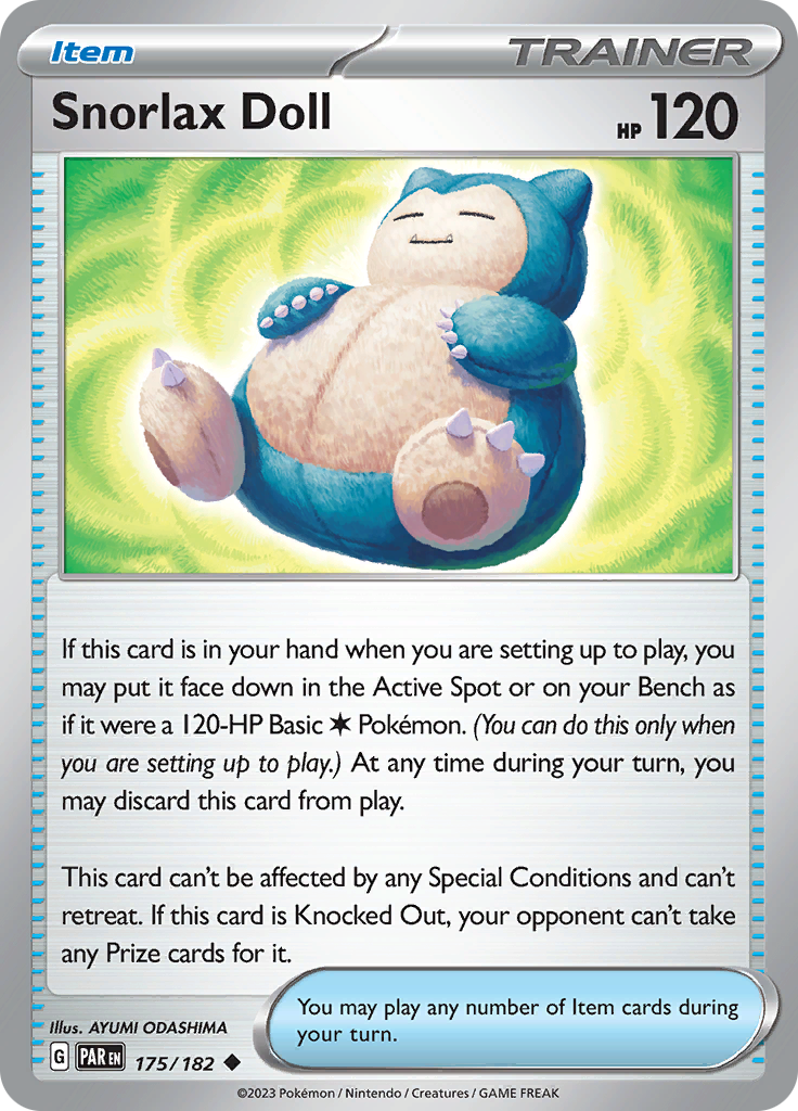 Snorlax Doll (175/182) [Scarlet & Violet: Paradox Rift] - The Mythic Store | 24h Order Processing