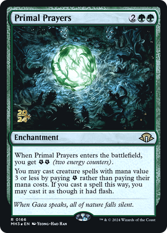 Primal Prayers [Modern Horizons 3 Prerelease Promos] - The Mythic Store | 24h Order Processing