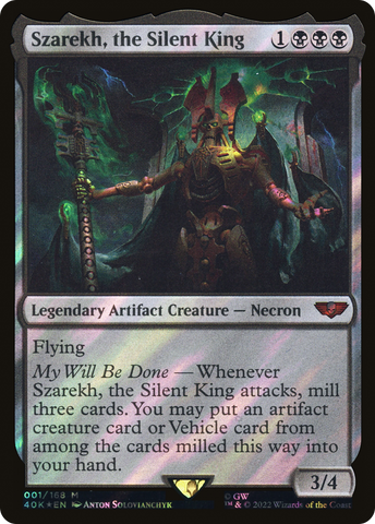 Szarekh, the Silent King (Surge Foil) [Warhammer 40,000] - The Mythic Store | 24h Order Processing