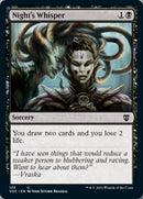 Night's Whisper [Innistrad: Crimson Vow Commander] - The Mythic Store | 24h Order Processing