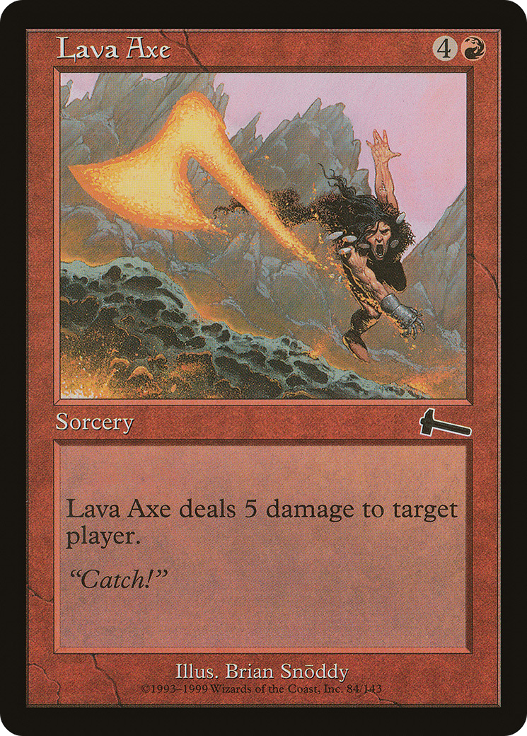 Lava Axe [Urza's Legacy] - The Mythic Store | 24h Order Processing
