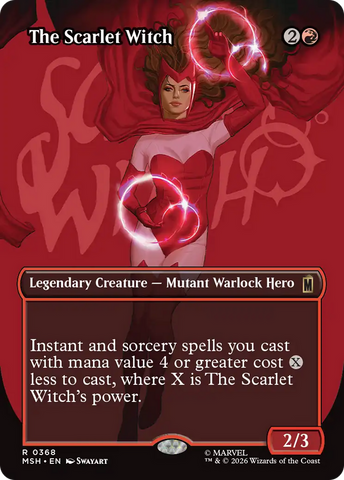 The Scarlet Witch (Borderless) [Marvel Super Heroes] - The Mythic Store | 24h Order Processing