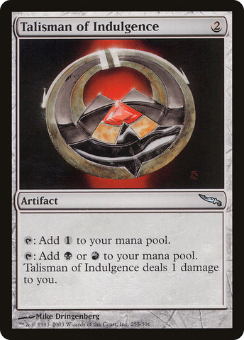 Talisman of Indulgence [Mirrodin] - The Mythic Store | 24h Order Processing