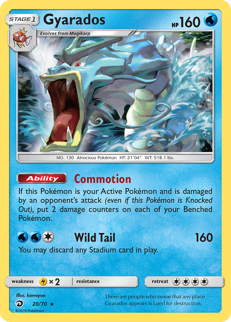 Gyarados (20/70) [Sun & Moon: Dragon Majesty] - The Mythic Store | 24h Order Processing