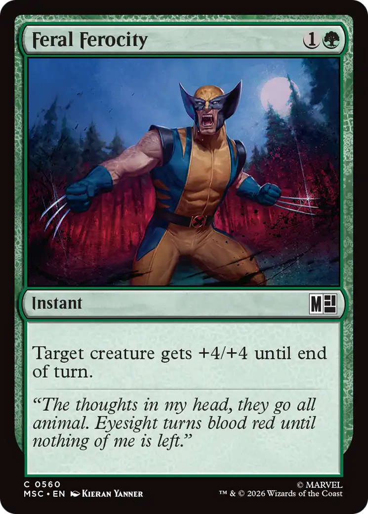 Feral Ferocity [Marvel Super Heroes Commander] - The Mythic Store | 24h Order Processing