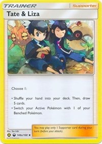 Tate & Liza (148a/168) (Alternate Art Promo) (Battle Arena Deck Exclusive) [Sun & Moon: Celestial Storm] - The Mythic Store | 24h Order Processing