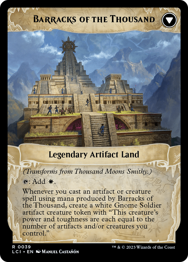 Thousand Moons Smithy // Barracks of the Thousand [The Lost Caverns of Ixalan] - The Mythic Store | 24h Order Processing