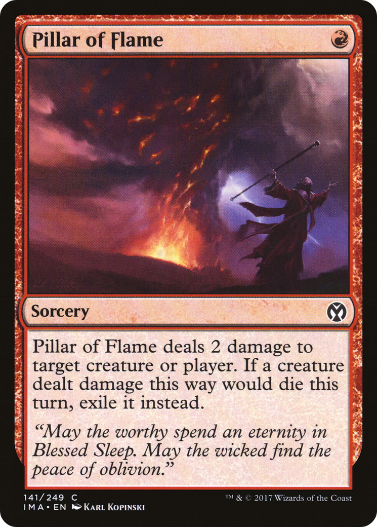 Pillar of Flame [Iconic Masters] - The Mythic Store | 24h Order Processing