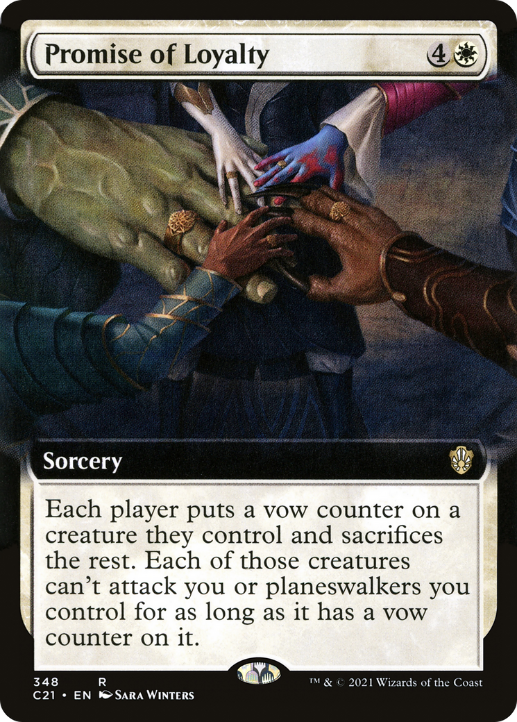 Promise of Loyalty (Extended Art) [Commander 2021] - The Mythic Store | 24h Order Processing