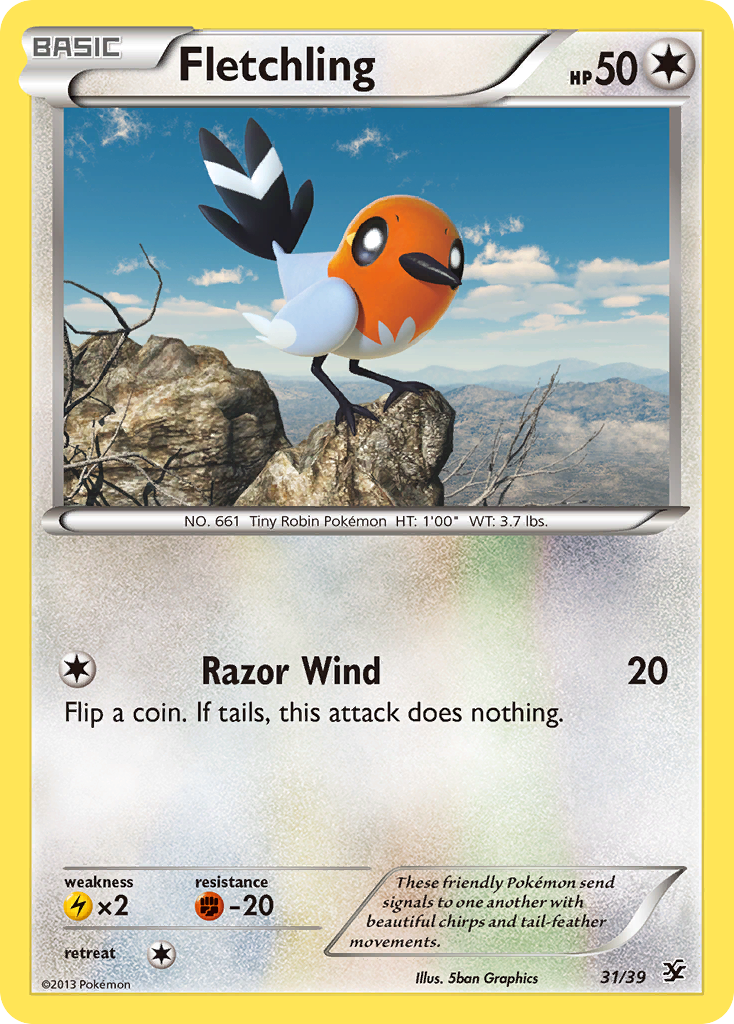 Fletchling (31/39) [XY: Kalos Starter Set] - The Mythic Store | 24h Order Processing