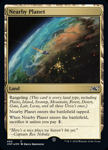 Nearby Planet (Galaxy Foil) [Unfinity] - The Mythic Store | 24h Order Processing