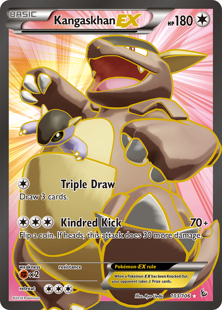 Kangaskhan EX (103/106) [XY: Flashfire] - The Mythic Store | 24h Order Processing