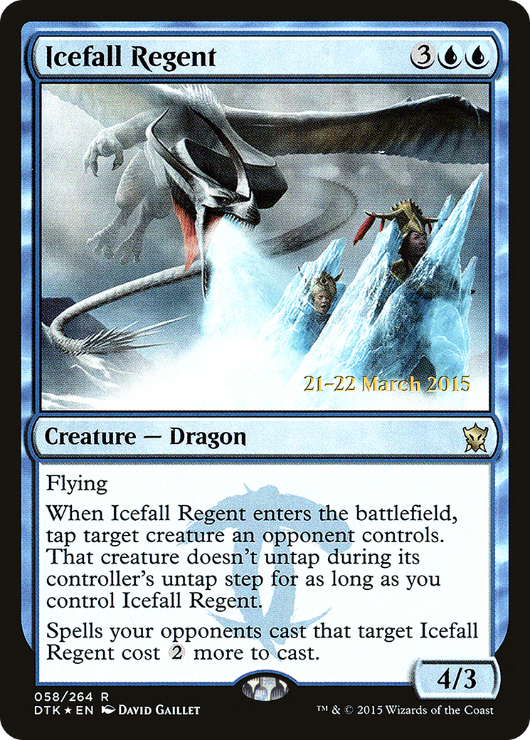 Icefall Regent [Dragons of Tarkir Prerelease Promos] - The Mythic Store | 24h Order Processing