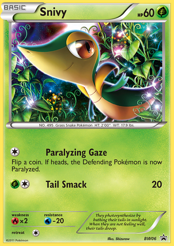Snivy (BW06) [Black & White: Black Star Promos] - The Mythic Store | 24h Order Processing