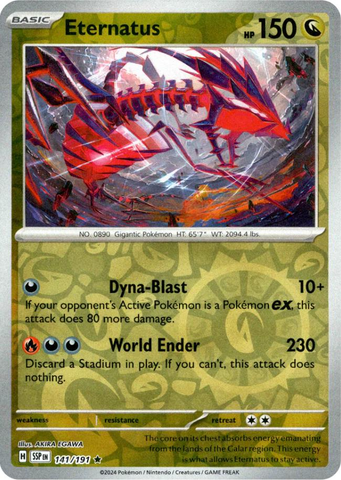 Eternatus (141/191) [Scarlet & Violet: Surging Sparks] - The Mythic Store | 24h Order Processing