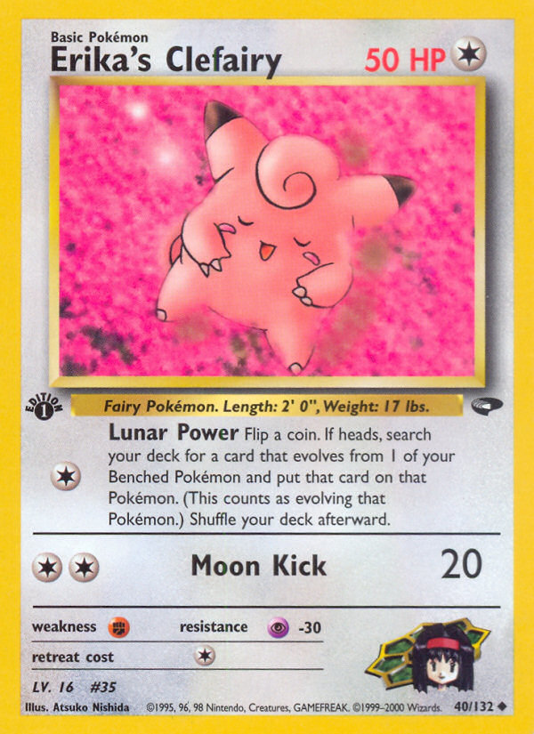 Erika's Clefairy (40/132) [Gym Challenge 1st Edition] - The Mythic Store | 24h Order Processing