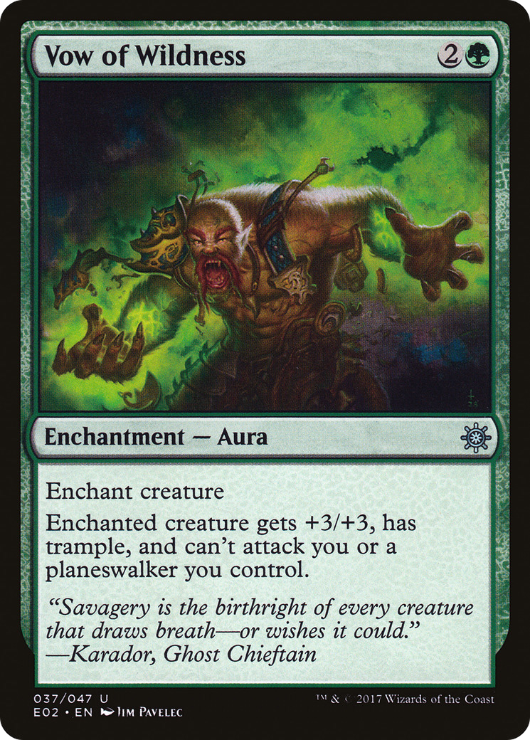 Vow of Wildness [Explorers of Ixalan] - The Mythic Store | 24h Order Processing