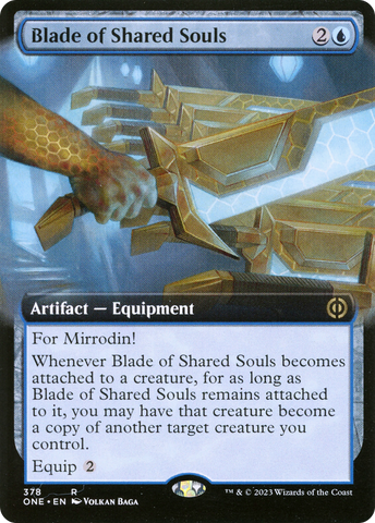 Blade of Shared Souls (Extended Art) [Phyrexia: All Will Be One] - The Mythic Store | 24h Order Processing