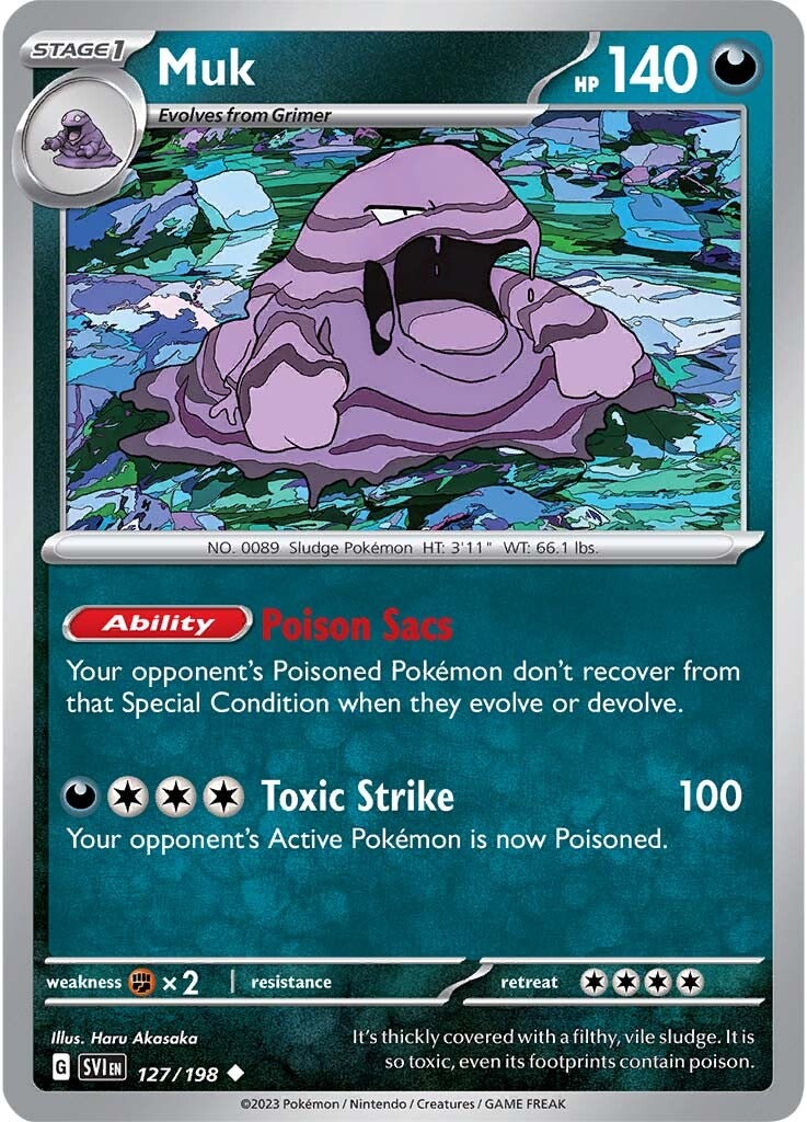 Muk (127/198) [Scarlet & Violet: Base Set] - The Mythic Store | 24h Order Processing