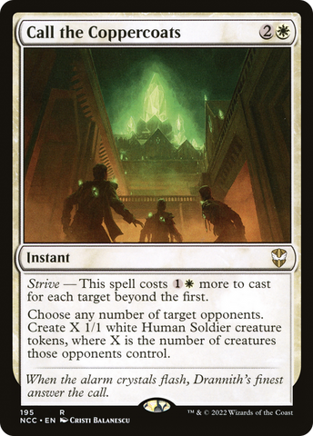 Call the Coppercoats [Streets of New Capenna Commander] - The Mythic Store | 24h Order Processing