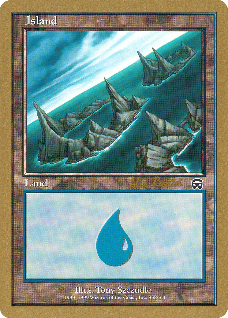 Island (ab338a) (Alex Borteh) [World Championship Decks 2001] - The Mythic Store | 24h Order Processing