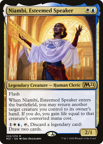 Niambi, Esteemed Speaker [Core Set 2021] - The Mythic Store | 24h Order Processing