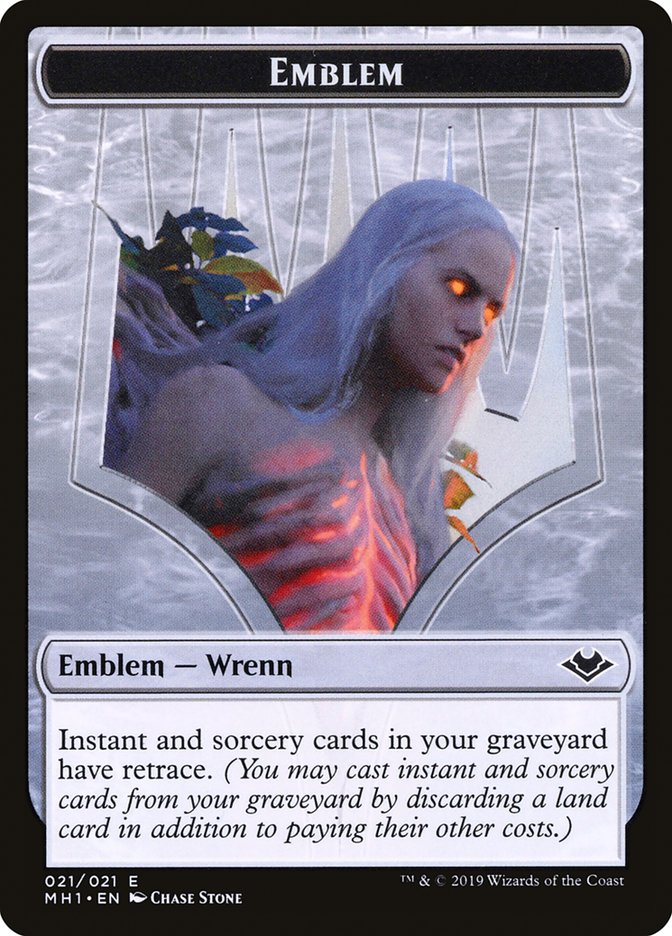 Zombie (007) // Wrenn and Six Emblem (021) Double-Sided Token [Modern Horizons Tokens] - The Mythic Store | 24h Order Processing