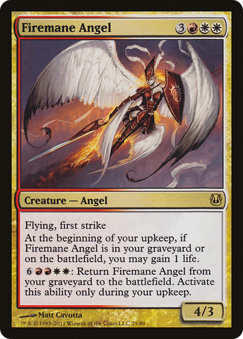 Firemane Angel [Duel Decks: Ajani vs. Nicol Bolas] - The Mythic Store | 24h Order Processing