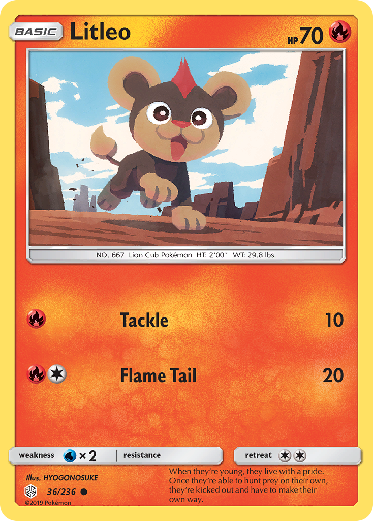 Litleo (36/236) [Sun & Moon: Cosmic Eclipse] - The Mythic Store | 24h Order Processing