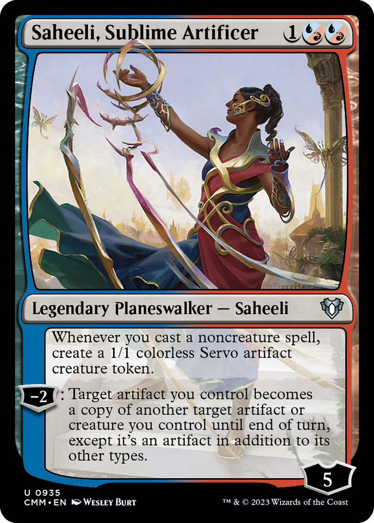 Saheeli, Sublime Artificer [Commander Masters] - The Mythic Store | 24h Order Processing