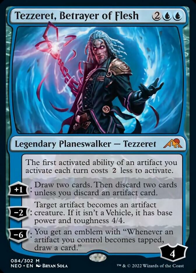 Tezzeret, Betrayer of Flesh [Kamigawa: Neon Dynasty] - The Mythic Store | 24h Order Processing