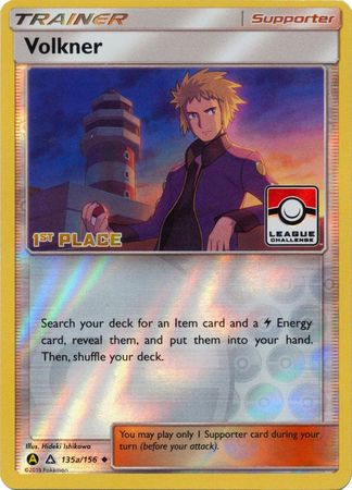 Volkner (135a/156) (League Challenge 1st Place) [Sun & Moon: Ultra Prism] - The Mythic Store | 24h Order Processing