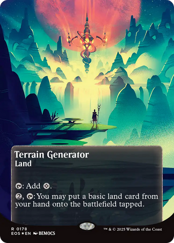 Terrain Generator (0178) (Borderless) (Galaxy Foil) [Edge of Eternities: Stellar Sights] - The Mythic Store | 24h Order Processing