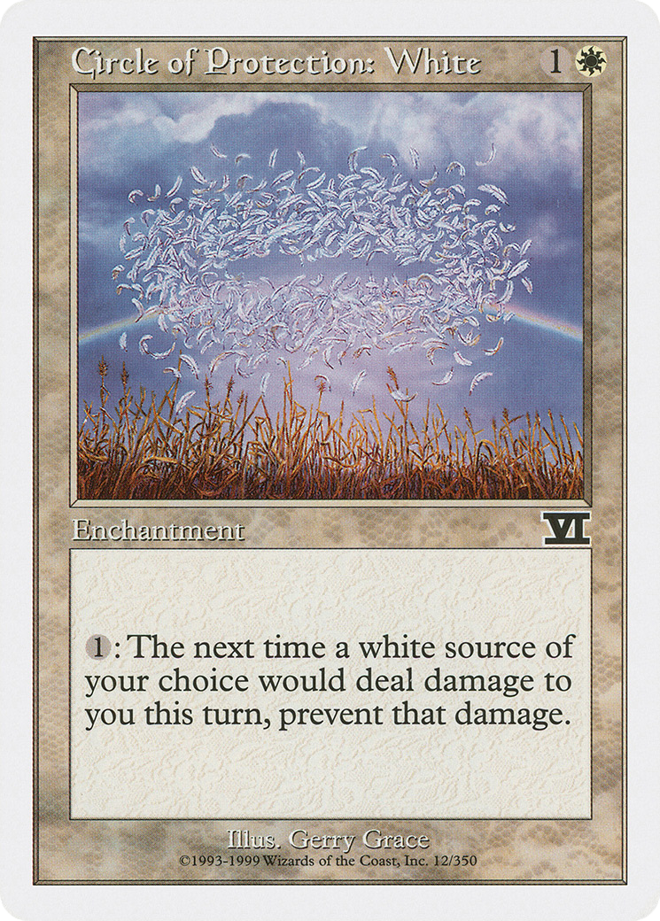 Circle of Protection: White [Classic Sixth Edition] - The Mythic Store | 24h Order Processing
