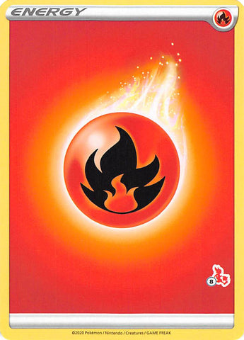 Fire Energy (Cinderace Stamp #8) [Battle Academy 2022] - The Mythic Store | 24h Order Processing