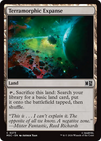 Terramorphic Expanse (0273) (Surge Foil) [Marvel Super Heroes Commander] - The Mythic Store | 24h Order Processing