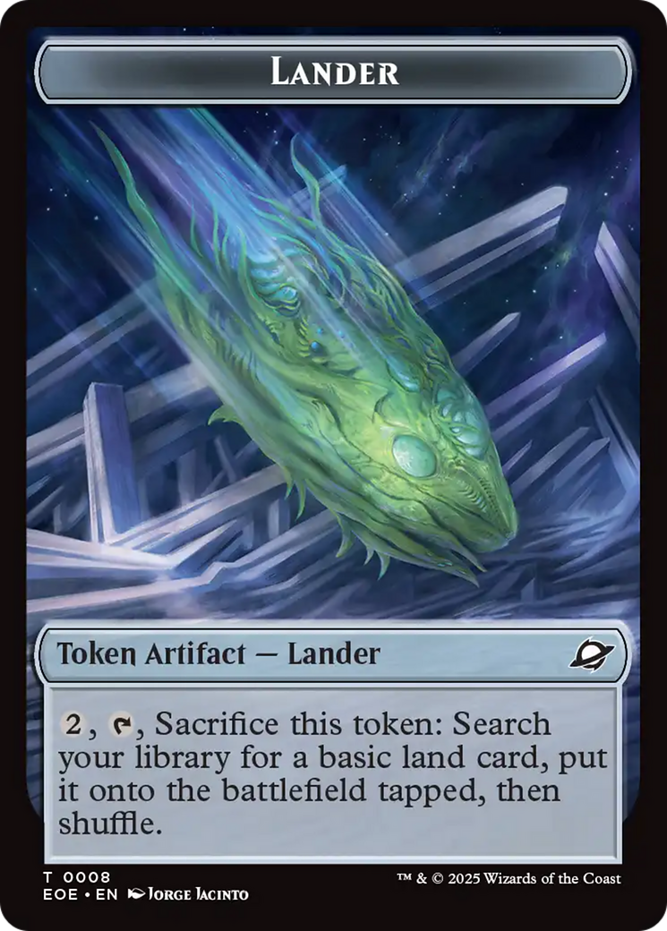 Robot // Lander (0008) Double-Sided Token [Edge of Eternities Tokens] - The Mythic Store | 24h Order Processing