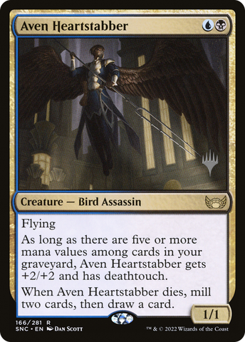 Aven Heartstabber (Promo Pack) [Streets of New Capenna Promos] - The Mythic Store | 24h Order Processing