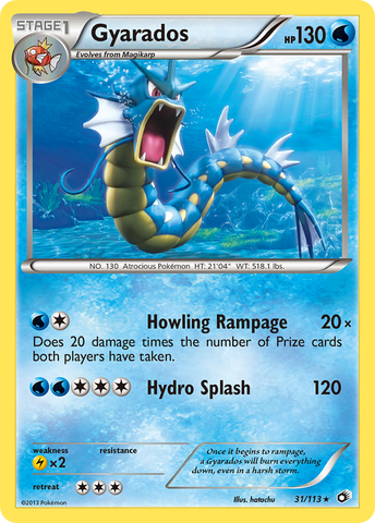 Gyarados (31/113) [Black & White: Legendary Treasures] - The Mythic Store | 24h Order Processing