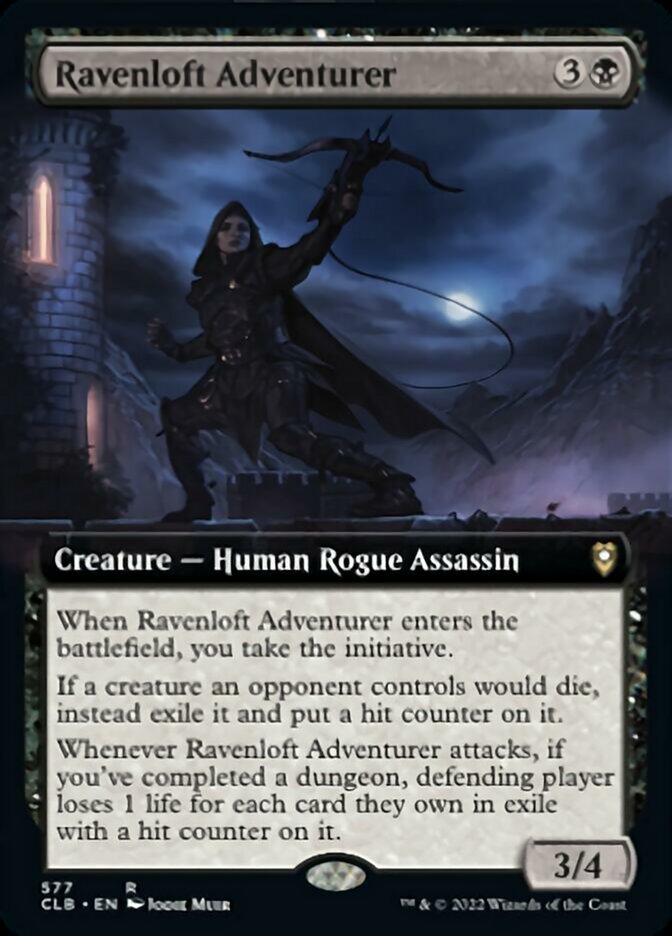 Ravenloft Adventurer (Extended Art) [Commander Legends: Battle for Baldur's Gate] - The Mythic Store | 24h Order Processing