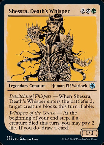 Shessra, Death's Whisper (Showcase) [Dungeons & Dragons: Adventures in the Forgotten Realms] - The Mythic Store | 24h Order Processing