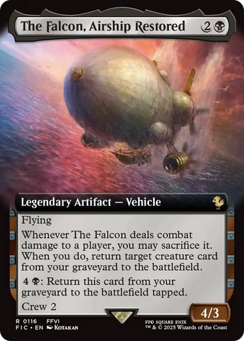 The Falcon, Airship Restored (Extended Art) [FINAL FANTASY Commander] - The Mythic Store | 24h Order Processing