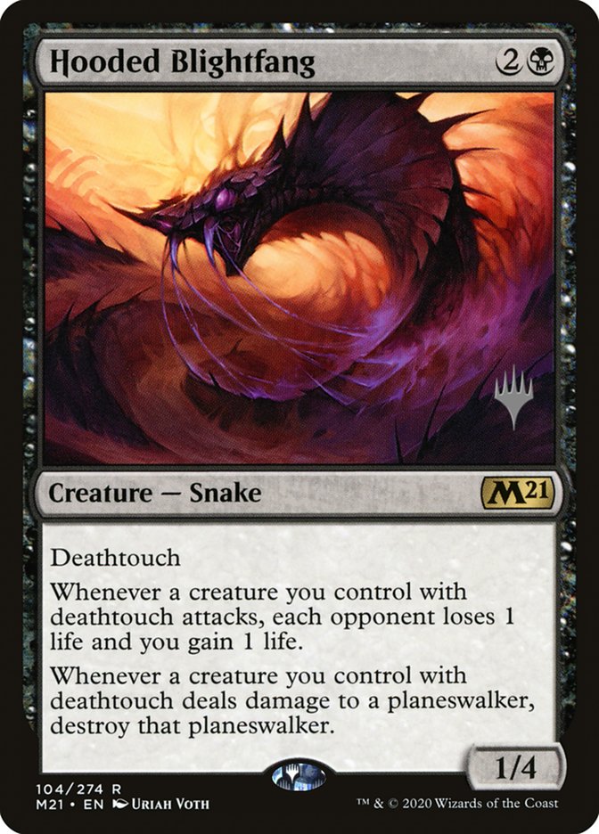Hooded Blightfang (Promo Pack) [Core Set 2021 Promos] - The Mythic Store | 24h Order Processing